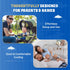 VZ Fans 3 Baby Safe Portable Fan, Battery Operated Fan, Stroller Fan, Handheld Fan, Rechargeable USB-C, Speeds, Mini
