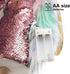 HollyHOME Sequin Unicorn Stick Horse, Handcrafted Hobby Horse with Real Pony Sounds, Plush Toy, Pink 36 Inches