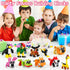 HLXGFCAI 20PCS Party Favors for Kids, Animal Building Blocks, Goodie Bag Stuffers, Classroom Prizes Bulk Toys Birthday