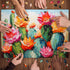 1000 Pieces Cactus Plant Puzzles for Adults - Colorful Succulent Flower Garden Art Jigsaw Puzzle