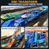 XINNOVEL Set 3 4 5 6 12 3 4 5 6 7 8 Truck Toys Car Track for Years Old Boys, Carrier Truck Transporter Car Race Track