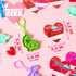 28 Packs JOYIN Valentine's Day Gift Cards with Pop Fidget Keychain Toys, Dinosaur Stress Anxiety Relief Fidget Toys