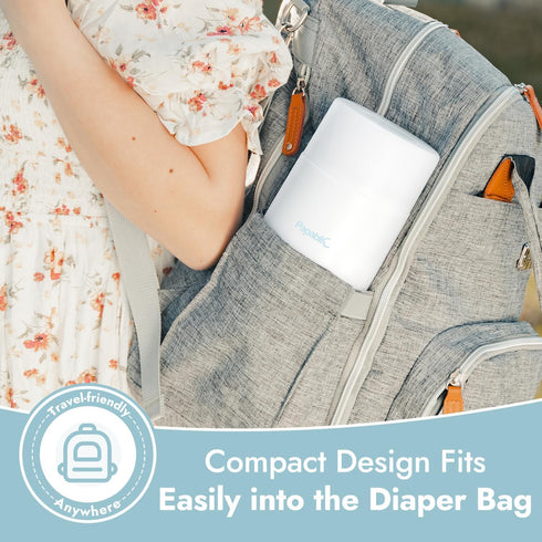 18 oz Papablic Portable Travel Baby Bottle Warmer Plus, Large Capacity Stainless Steel Bottle Warmer, Safe & Easy