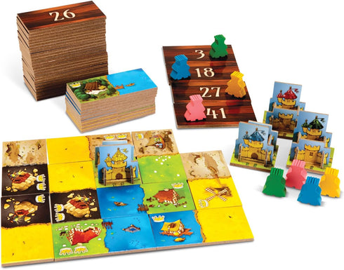 Kingdomino Board Game by Blue Orange Games, Award Winning Family Strategy Game for 4 Players, Blue