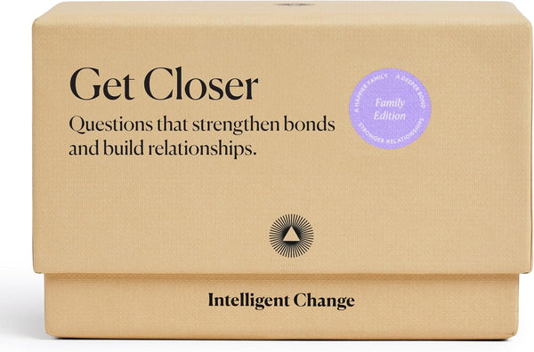Intelligent Change Get Closer: Family Bonding Question Card Game, Conversation Starters with
