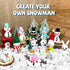12 Pack PasTard Build A Snowman Kit Large Quantity Ultralight Clay Big Snowman Family Activities for Kids and Adults