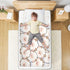 siphylline 52" 34" Cute Cartoon Sheep White Extra Large Resuable Toddler Mattress Pads Soft Absorbent Potty Training