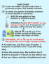 Bubbleventi Giant Bubble Mix, 100% Vegan Non-Toxic Powder Makes 20 Gallons of Premium Bubble Solution