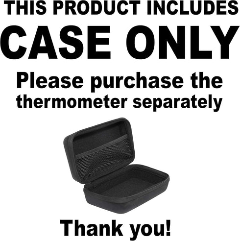 getgear Case for Digital Forehead Thermometer, Universal for Non-Contact Models (Case Only)