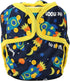 One Size Cloth Diaper Cover Snap with Double Gusset (Rocket)