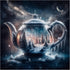 BBOLDIN 1000 Fantasy Winter Teapot Puzzle for Adults Piece, Night Forest Snow Scene Jigsaw Puzzle, Nebula Starry Night