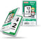 Duncan Flash Cards - Division, Green & White, Medium (3704FC)