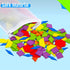 155 PCS Wooden Pattern Blocks Set, 24 Double-Sided Design Cards for Montessori Learning Toys