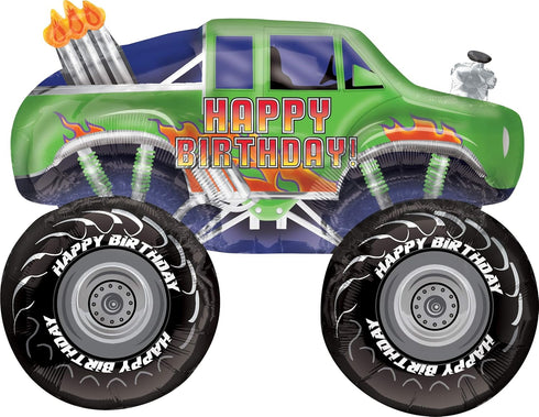 Monster Truck Party Supplies 5th Birthday Balloon Decorations