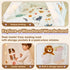 BUDDGO Teepee Tent for Kids with Colorful Flag, Kids Play Tent Indoor with Thicked Mat & Dream Catcher, Toddler Tent