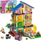 HOGOKIDS Girls House Building Set with LED Light - 1317 PCS Friends
