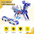 dahom Toy,2 Collision Transforming Dinosaur Car Magnetic Cars Transform into Dinosaur Toys for Kids,Boys,Girl,Toddler