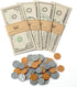 Mr. Pen- Play Money for Kids, 150 pcs, Realistic Bills & Coins,