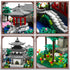 Mini Chinese Architecture of Suzhou Garden - Cherry Blossom Tree Building Blocks Set for Adults, 3888 Pcs