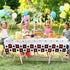 Lecpeting 2 Pcs Casino Tablecloth, Plastic Table Covers 87 x 51 Inches for Poker Birthday Party Supplies