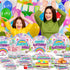 192pcs Set 24 Dollhouse Birthday Party Decorations Plates Napkins Dollhouse Party Supplies Disposable Paper Cups Straws