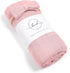 Baby Want Designs Neutral Swaddles - 47x47 Inches, 70% Viscose from Bamboo & 30% Organic Cotton (Dusty Rose)