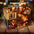 DIY Miniature House Kits - Tiny House Kit, Doll House Kits for Adults, Unique Gift for Birthday Christmas Day
