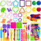 Dough Play Tools Set for Kids 44 PCS Dough Accessories with Scissors