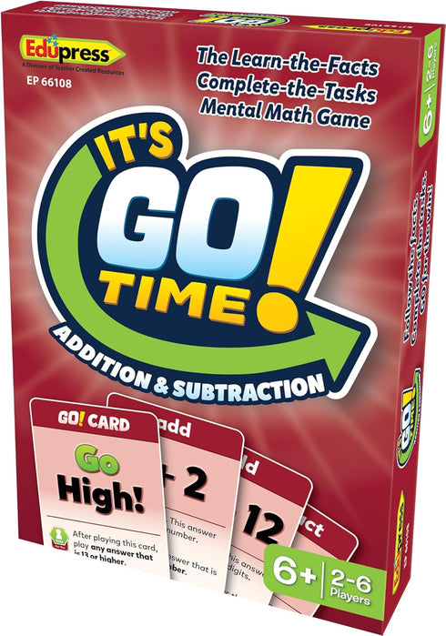Teacher Created Resources It’s GO Time! Game: Addition & Subtraction (EP66108)