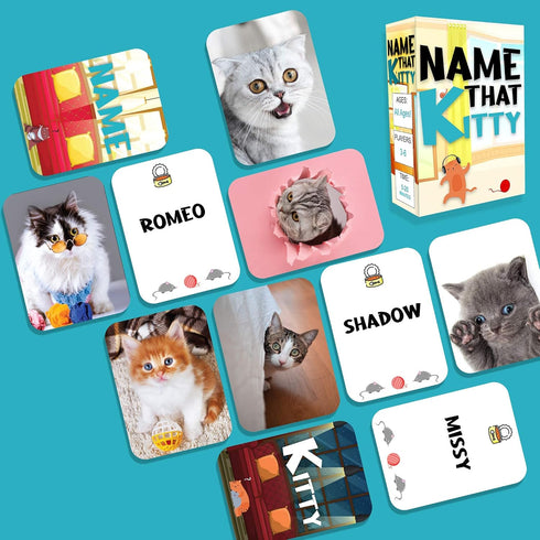 Name That Kitty - Purrrfect Cat Gifts for Girls, Kids Games, Crafts, and Themed Gifts for Cat Lovers