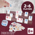 Rummy 6 Rummy Set |160 6 |1 (2-6 Smilejoy Cube Players Edition, Full Size Travel Game with Travel Portable Canvas