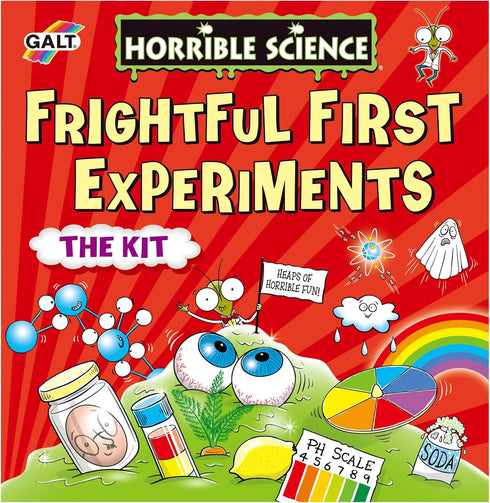 Galt Toys Horrible Science Frightful First Experiments, Fun Science Kit for Kids, 18 Experiments for Ages 6+