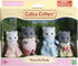 Set 4 3+ Calico Critters Persian Cat Family - of Collectible Doll Figures for Children Ages