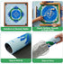 32.2 Inch Mahjong Mat with Rules, Square Neoprene Mahjong Mats for Table, Quiet Noise Reduction Mah Jong Mat, Rubber