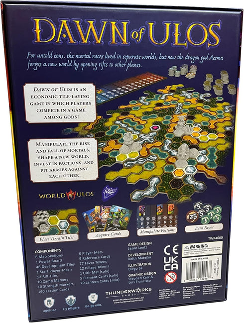 Thunderworks Games - Dawn of Ulos | Fantasy Economics Board Game for 1-5 Players, Ages 14+