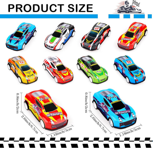 28 3-8, Pcs Pull Back Cars for Kids, Mini Vehicles Toy Bulk Party Favor Racing Cars Toys for Toddlers Boys Girls Ages