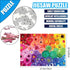 Jigsaw Puzzles for Adults, 2 Pack 1000 Pieces, Flower & Colorful Succulent Puzzles for MOM, Women & Men