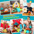 150PCS 3-5 5-7 8-13 Soyee Magnetic Blocks - Magnetic Building Blocks Stacking Magnets Toys for Kids Montessori Sensory