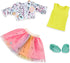 Glitter Girls 14-Inch Doll Clothes, Shimmer Glimmer Floral Fashion Outfit, for 3+ Years Old Girls