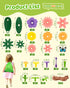 183 Set 3 4 5 6 7 Flower Garden Building Toys for Girls: PCS Kids Gardening Kit Gifts for Year Old Toddler