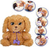 BABY PAWS Backpack 15+ 4+ - Interactive Labradoodle Plush Toy Puppy & Carrier, with Sounds & Reactions, Gifts for Kids