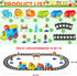 Set 3 1-3 4 5 6+ Train for Toddlers w/Steam, Music & Lights - Electric Train Toy for Kids with Tracks Accessories