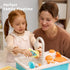 lalalark Color Changing Play Sink with Running Water, Kids Sink Toy with Electric Dishwasher, Chopping Sounds