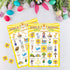 ADELULU 30 Players Bible Bingo Game for Kids - Vacation Sunday School Christian Church Game - Activities Easter Gifts