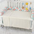 LAWKUL Knit Baby Blankets, White Cable Newborn Receiving Blanket, Soft Swaddle for Crib Stroller, 40"x30"