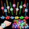 LovesTown 32PCS LED Light up Fidget Spinner Bracelets, 6 Styles Light up