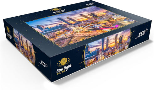 MyPuzzle Skyline of Downtown Atlanta, Georgia Premium 1000 Piece Jigsaw Puzzle for Adults