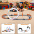 2-in-1 Sets 2 Counter 8-12 Slot Car Race Track - Electric Race Car Track with High-Speed Racing Cars, Dual Racing Game
