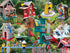 White Mountain Puzzles Birdhouse Village, 500 Piece Jigsaw Puzzle