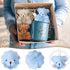 Threan 8 Pcs Mini Plush Bears, 4'' Small Bear Bulk Stuffed Animal Toys, Tiny Soft Dolls for Keychain Baby Shower Favors